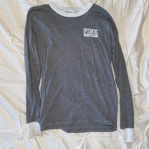 women’s s victorious secret pink longsleeve shirt